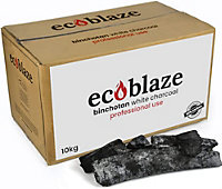Ecoblaze Binchotan Charcoal Reusable Restaurant Grade Charcoal Multi-Use Fuel For Hibachi Grill, Konro Grill and Barbecue 10kg