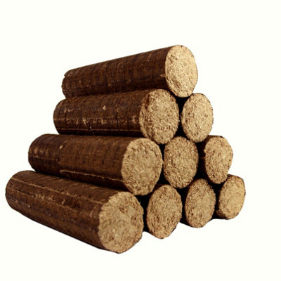 Ecoblaze Hardwood Briquettes 10 Pack Suitable for Year Round Use High Heat Output