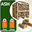 Ecoblaze Kiln Dried Ash Firewood Full Crate Hardwood Logs Ready to Burn
