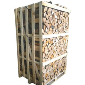 Ecoblaze Kiln Dried Ash Firewood Max Crate Hardwood Logs Ready to Burn