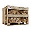 Ecoblaze Kiln Dried Birch Firewood Standard Crate Hardwood Logs Ready to Burn