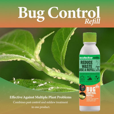 Ecofective Bug Control Refill 200ml Concentrate Natural Pest and Mildew ...