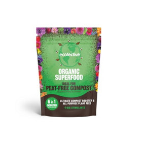 Ecofective Organic Super Food Plant Food Booster For Peat Free Compost 800g