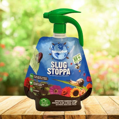 Ecofective Slug Stoppa Barrier Plant Spray Pesticide Free Slug Repellent 1L