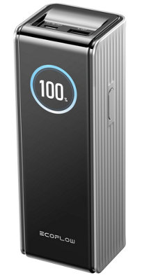 EcoFlow Rapid 25K power bank with 25000mAh capacity- Silver