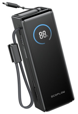 EcoFlow Rapid 25K power bank with built in cable & 25000mAh