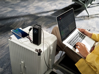 EcoFlow Rapid 25K power bank with built in cable & 25000mAh