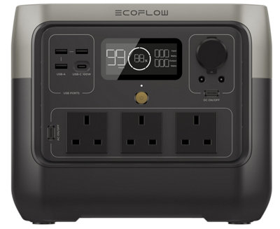 EcoFlow RIVER 2 PRO Portable Power Station with 768Wh Capacity & up to 600W  power output with 5 year warranty