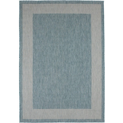 Ecology Collection Outdoor Rugs in Aqua  200AQ