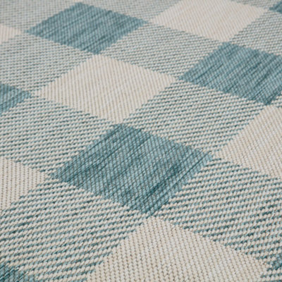 Ecology Collection Outdoor Rugs in Aqua 700AQ