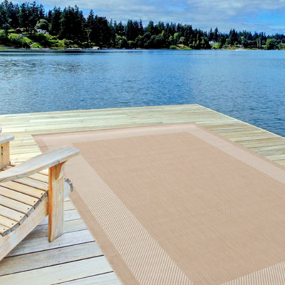Ecology Collection Outdoor Rugs in Beige  200be