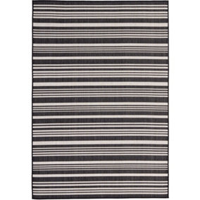 Ecology Collection Outdoor Rugs in Black  300bl