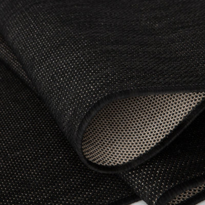 Ecology Collection Outdoor Rugs in Black 500B