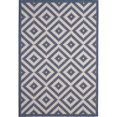 Ecology Collection Outdoor Rugs in Blue  100blu