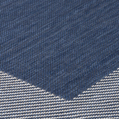Ecology Collection Outdoor Rugs in Blue  200blu