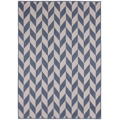 Ecology Collection Outdoor Rugs in Blue  600Blu