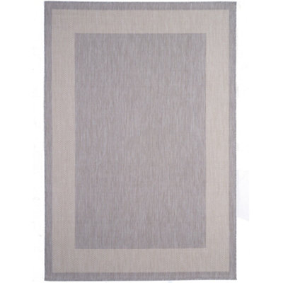 Ecology Collection Outdoor Rugs in Grey  200g