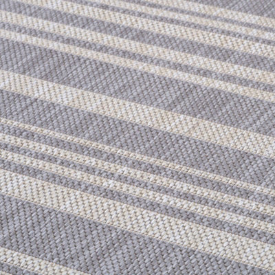 Ecology Collection Outdoor Rugs in Grey  300g