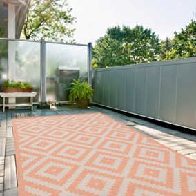 Ecology Collection Outdoor Rugs in Orange  100OR