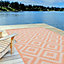 Ecology Collection Outdoor Rugs in Orange  100OR