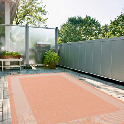 Ecology Collection Outdoor Rugs in Orange  200or