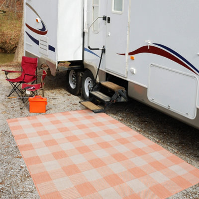 Ecology Collection Outdoor Rugs in Orange  700OR