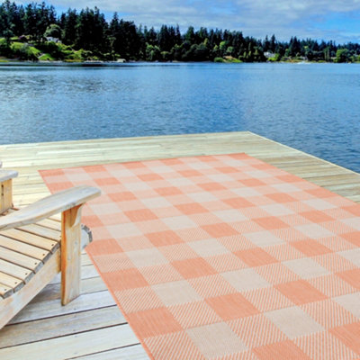 Ecology Collection Outdoor Rugs in Orange  700OR