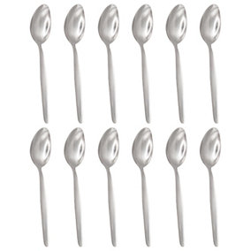 Economy Stainless Steel Dessert Spoons - 19cm - Pack of 12