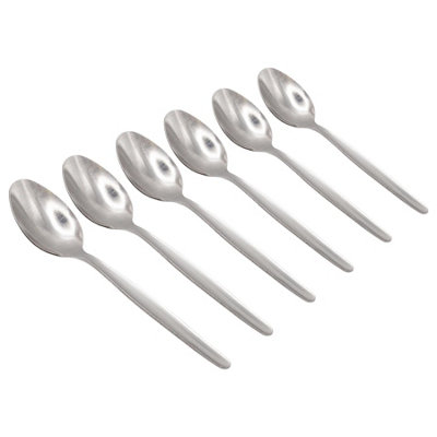 Economy Stainless Steel Teaspoons - 13.5cm - Pack of 6