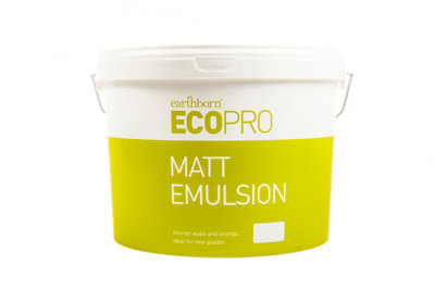 ECOPRO by Earthborn, eco friendly matt emulsion paint, White, 10L