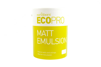 ECOPRO by Earthborn, eco friendly matt emulsion paint, White, 5L