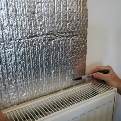 EcoTec Radiator Insulation Kit 400mm x 15m - (Insulates Approx. 6 ...