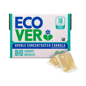 Ecover Bio Laundry Capsules 18 Capsules Lilac & Rescued Rose Fragrance