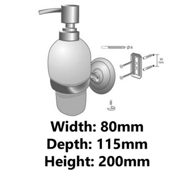 Ecru Bisk Grip + Liquid Soap Ceramics Dispenser Retro Bathroom Antique Brass Wall Mounted