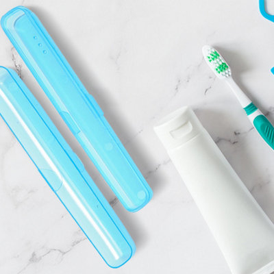 Edco Light And Portable Plastic Assorted Colour Toothbrush Travel Holder - 3