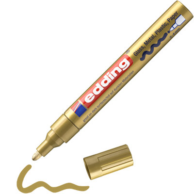 edding 750 gloss paint marker gold