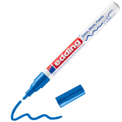 edding 751 gloss paint marker blue