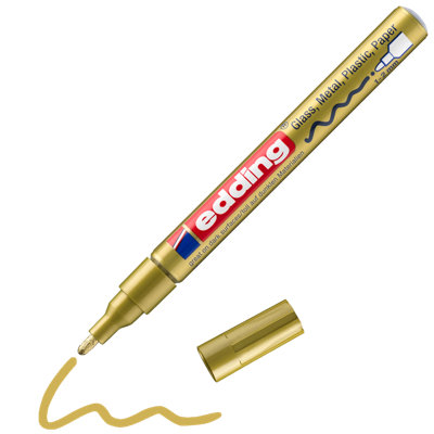 edding 751 gloss paint marker gold