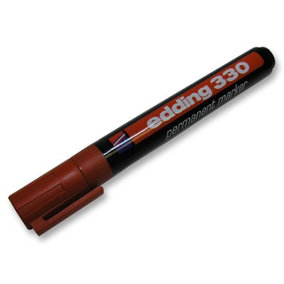 EDDING - Chisel Tip Permanent Marker Pen - Red