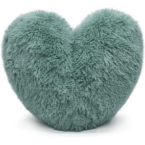 eddy Cuddles Heart Shape 3D Fleece Filled Cushion Soft Comfortable Warm & Cozy Home Decor Size 38cm 100% Polyester Teddy Heart Cus