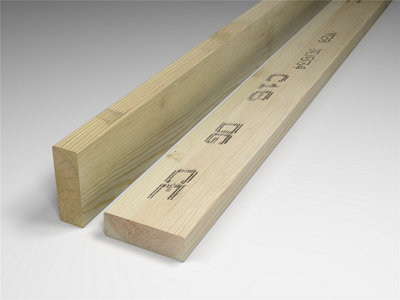 eDecks Heavy Duty Decking Frame Kit Pressure Treated Timber 3m x 3m (6 ...