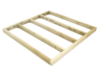 eDecks Premium Decking Frame Kit Pressure Treated Timber 1.8m x 1.8m (4 ...