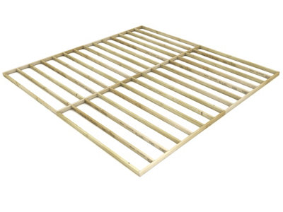 eDecks Premium Decking Frame Kit Pressure Treated Timber 6m x 6m (4 x 2