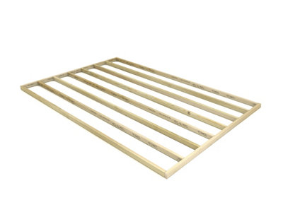 eDecks Premium Pressure Treated Timber Decking Frame Kit - with Joists ...