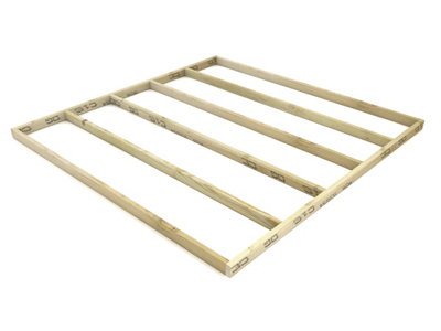 eDecks Standard Decking Frame Kit Pressure Treated Timber 2.4m x 2.4m ...