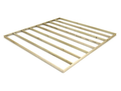 eDecks Standard Decking Frame Kit Pressure Treated Timber 3.6m x 3.6m ...