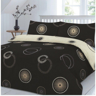 Eden Circles Printed Duvet Quilt Cover Bedding Set