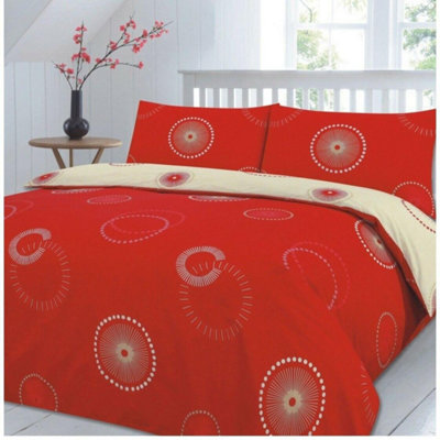 Eden Circles Printed Duvet Quilt Cover Bedding Set