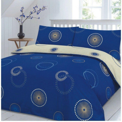 Eden Circles Printed Duvet Quilt Cover Bedding Set