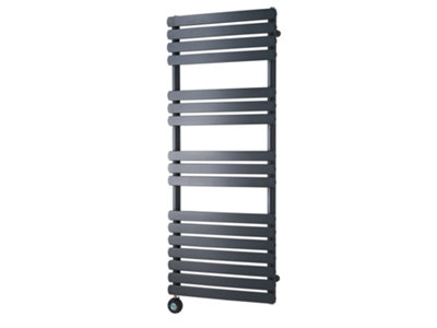 Eden Rovente 1200W Electric Towel Radiator in Anthracite with Smart ...